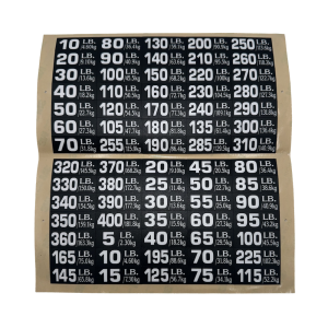 Weight Stack Stickers