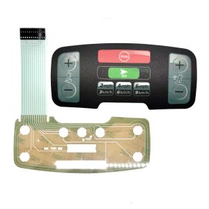 Life Fitness Elevation Dicovery Console Series 12 Pin Overlay / Keypad